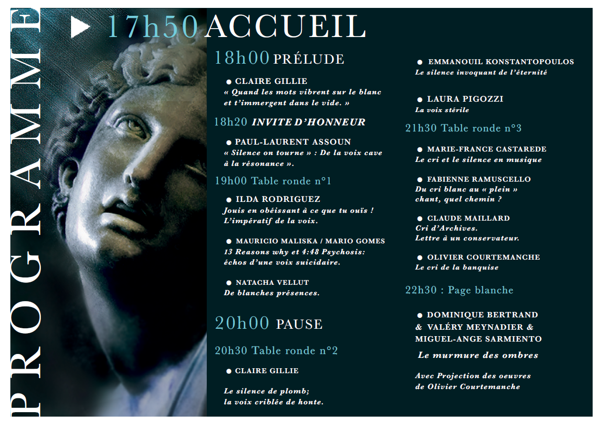 Affiche Colloque Cri blanc